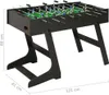vidaXL Table de baby-foot pliante 121 x 61 x 80 cm Noir Voir les images du produit 7