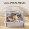 FEANDREA Katzenklo aus Edelstahl, geschlossene Produktbild-Vorschau 6