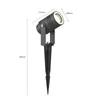 Lucande Außenstrahler Galina, Erdspieß, Stecker, grau, 11 Produktbild-Vorschau 5