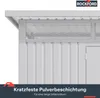 Rockford Gerätehaus Metall Geräteschuppen 296 x 318 cm Produktbild-Vorschau 7