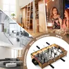 Fotbalový stůl COSTWAY, fotbalový stůl včetně 2 míčů a LED Náhled obrázku produktu 4