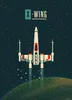 Disney Poster Star Wars X-wing Dunkelblau - 612860 - 50 cm Produktbild-Vorschau 1