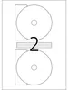 HERMA CD-Etiketten Maxi A4 weiß 116 mm Papier opak 20 St. Anteprima dell’immagine prodotto 5