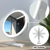 Rund Kosmetikspiegel 40cm,LED Schminkspiegel mit Weiß Produktbild-Vorschau 5