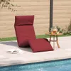 vidaXL Sonnenliege Klappbar Weinrot 175x54x8,5 cm Produktbild-Vorschau 3
