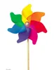 Mulino a vento Giobas Arcobaleno in plastica con bastone in Anteprima dell’immagine prodotto 2