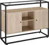 tectake® Sideboard Oldham Industrial Style 100 x 38 x 80,5 Produktbild-Vorschau 1