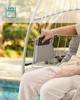 SONGMICS Houpací křeslo s rámem, skládací proutěné křeslo s Náhled obrázku produktu 4