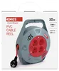 PVC Kabeltrommel – 4 Steckdosen, 10m SCHUKO Voir les images du produit