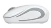 A white and gray wireless computer mouse is shown from the side against a white background. Podgląd zdjęcia produktu