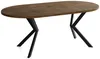 Runder Ausziehbarer Esstisch - Loft Style Tisch mit Produktbild-Vorschau 4