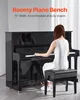 SucceBuy Banc de piano, 55,9 x 33 x 49,9 cm, hauteur Voir les images du produit 2
