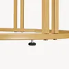 Table basse 'Aulum' 50 x 70 cm marbre, blanc / or Voir les images du produit 11