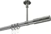 Interdeco Gardinenstange / Vorhangstange Silbergrau / Produktbild-Vorschau 1
