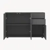 Credenza «Paarl» con 3 ante e 2 cassetti, 74 x 117 x 36 cm, Anteprima dell’immagine prodotto 6