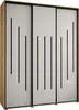 MEBLE KRYSPOL Davos 8 Schrank, drei Türen - 235,2x190x60 cm Produktbild-Vorschau 1