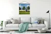 MuchoWow® Textilposter Traktor - Baum - Blumen 120x120 cm Produktbild-Vorschau 3