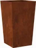 Fioriera 45x45x75 cm in acciaio corten Anteprima dell’immagine prodotto 1