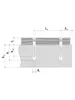 Diagram showing screw dimensions and installation in wood. Produktbild-Vorschau