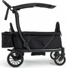 Schwarzer KETTLER Klappbollerwagen Compact in der Seitenansicht, ideal für den Transport von Kindern und Gepäck im Outdoor-Bereich. Produktbild-Vorschau