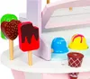 Dřevěný vozík se zmrzlinou ECOTOYS TL89015, 12 ks - N Náhled obrázku produktu 4