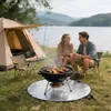 Relaxdays ohnivzdorná podložka, kulatá, na gril a ohniště, Náhled obrázku produktu 2