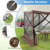 350 x 350 cm Pop-Up Screen House Zelt, 6-seitiges Produktbild-Vorschau 8