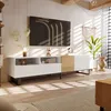 okwish Mobile TV, basso mobile TV con 2 scomparti aperti - Anteprima dell’immagine prodotto 9