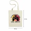 Kindergarten Level Complete Jutebeutel Stoffbeutel Canvas  Produktbild-Vorschau 2
