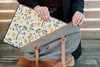 MuchoWow® Laptop Hülle 15 Zoll Flora - Muster - Gelb - Rosa Produktbild-Vorschau 7