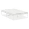 vidaXL Rama łóżka metalowa biała 120x200 cm Podgląd zdjęcia produktu 9