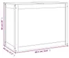 vidaXL Cassettone per lavanderia nero 88,5x44x66 cm in Anteprima dell’immagine prodotto 8