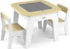 A children's table and chair set with a building block surface. Anteprima dell’immagine prodotto