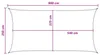 Sonnensegel Anthrazit 2,5 x 6 m HDPE Produktbild-Vorschau 5