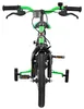 Vélo enfant Volare Strike - Garçons - 14 pouces - Noir vert Voir les images du produit 6