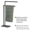 Porta asciugamani WENKO Mod. Recco Black, in acciaio Anteprima dell’immagine prodotto 3