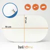 be4home oválna detská matrac do kolísky 70 x 37 cm, Náhľad obrázku produktu 2