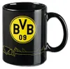 Taza BVB 09 con el skyline del club, en color negro y Vista previa de la imagen del producto 2