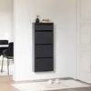 Vozík na topánky "Sokndal" so 4 chlopňami kov 118 x 50 x 15 Náhľad obrázku produktu 5