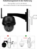 Diagrams illustrating cable management for a SecuFirst camera mount. Anteprima dell’immagine prodotto