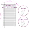 vidaXL Roleta plisowana antracyt 70x150 cm szerokość Podgląd zdjęcia produktu 7