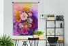 MuchoWow® Wandteppich Wandbehang Blumen - Impressionismus - Produktbild-Vorschau 3