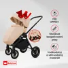 BabyLux® Kombinovaný Kočárek 3v1 ROSSO, Béžová, Sada Náhled obrázku produktu 5