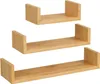 BEGRYF Wandregal 3er Set Bambusoptik 60/45/30 cm, Produktbild-Vorschau 1