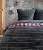 Teddyplüsch Bettwäscheset 135x200 cm Anthrazit Bordeaux Produktbild-Vorschau 1
