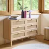 sweeek - Kommode mit 6 Schubladen Rattan-Geflecht und Produktbild-Vorschau 6