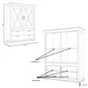 Highboard KASHMIR Pinie Weiß, 4 Fächer, 162.3 cm hoch, 123 Produktbild-Vorschau 5