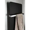 Koupelnový radiátor TABELLA 370x1190 mm, černý matný Náhled obrázku produktu 2