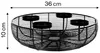 Adventskranz Metallschale schwarz Ø 36 cm Produktbild-Vorschau 7