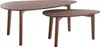 Miliboo - Klassische Couchtische aus Nussbaumholz (2er-Set) Produktbild-Vorschau 1